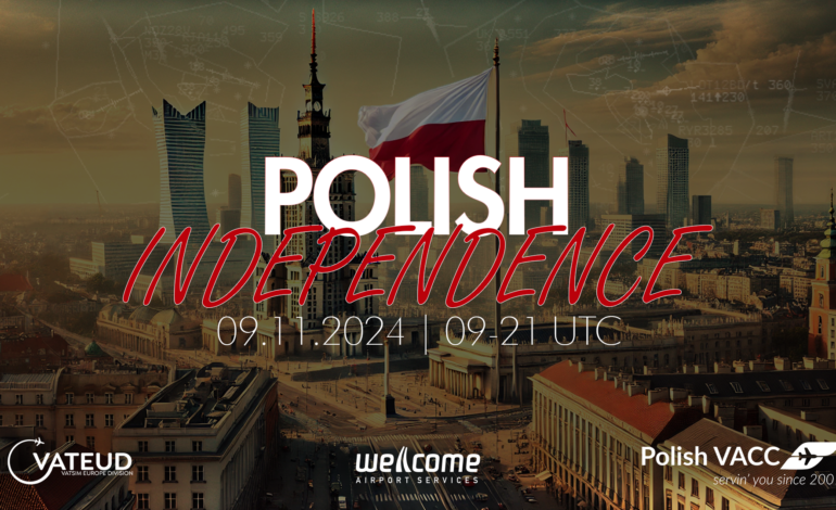 W sobotę Polish Indpendence na VATSIMie