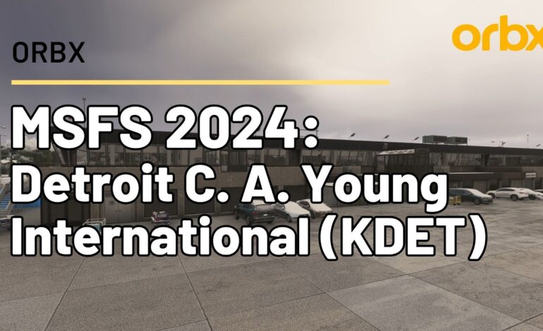 Orbx – Lotnisko Detroit Coleman A. Young International (KDET)