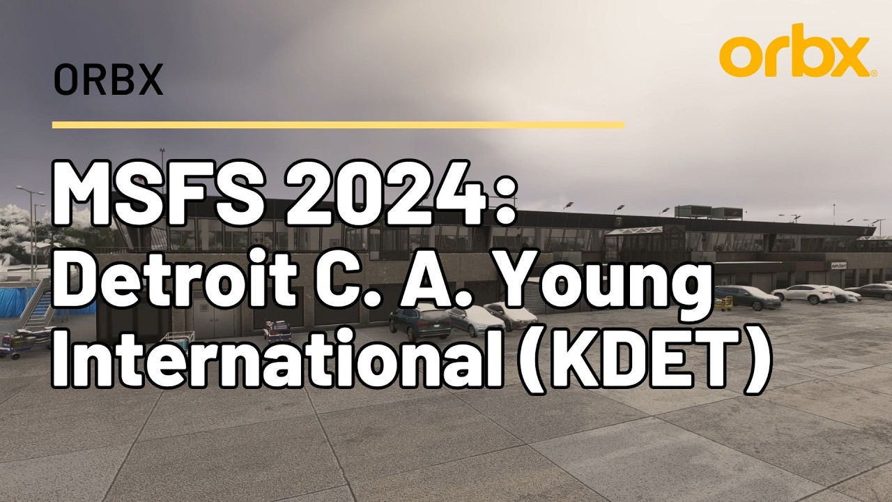 Orbx – Lotnisko Detroit Coleman A. Young International (KDET)